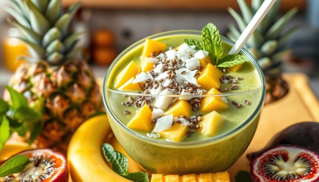 Tropical Green Warrior Protein Bowl