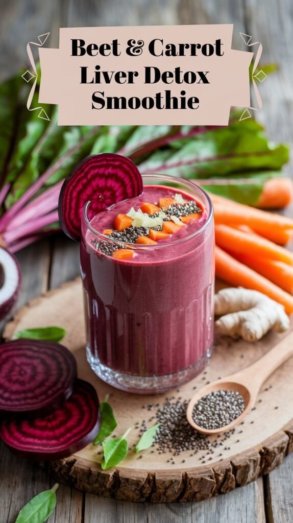 detox smoothies beet and carrot