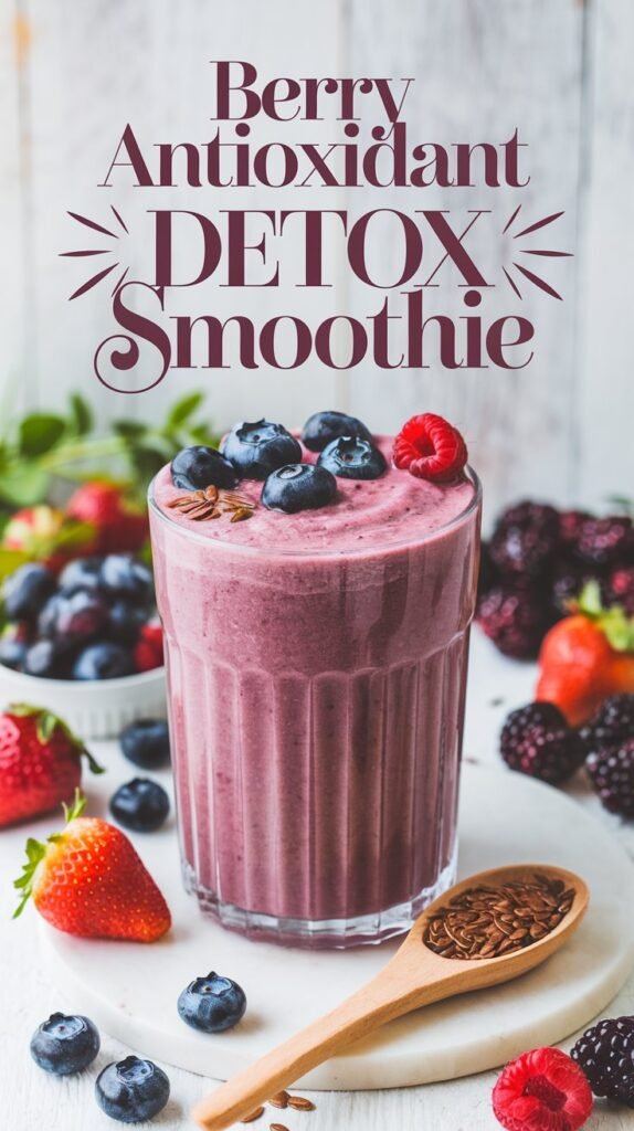 detox smoothies berry antioxidant