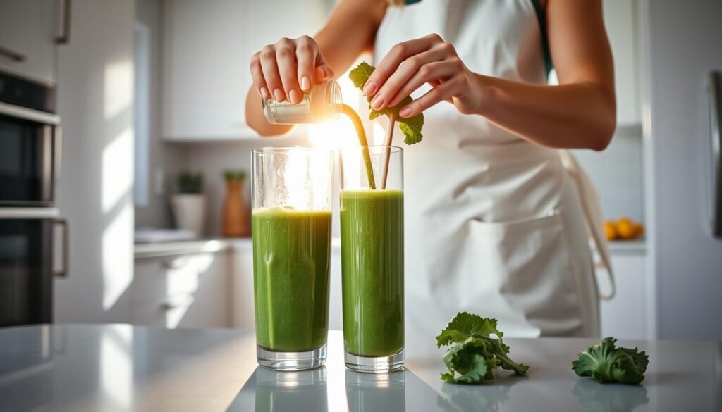 healthy kale smoothie